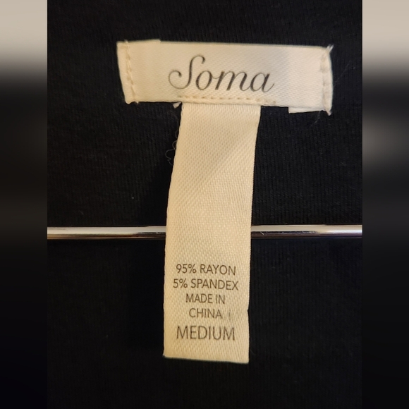 Soma Classic Black Long Sleeve Dress - Picture 3 of 4